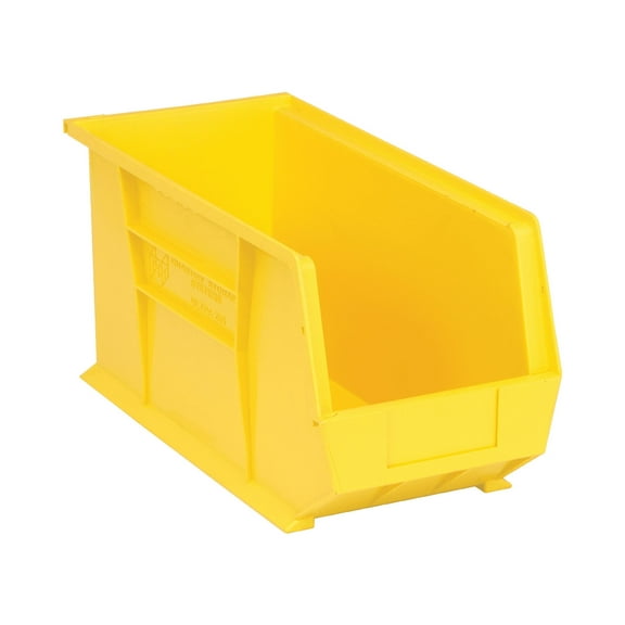 Quantum Storage Systems QUS265SN Ultra Stack & Hang Heavy Duty Part Organizer Stone Bins 18" L x 9" W x 9" H 6 Pack