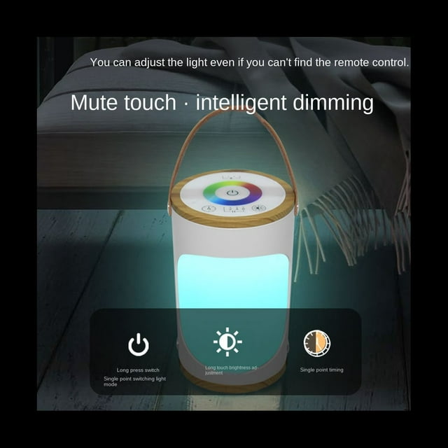 Luz PortáTil Control Remoto LáMpara Regulable TáCtil LáMpara de Noche de Mesa PortáTil LáMpara de Noche Recargable USB