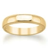 14kt Yellow Gold Wedding Band With Beading, 4 mm