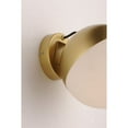 thumbnail image 2 of E20369-92MG ET2 Lighting Half Moon-9W 1 LED Wall sconce-7.75 Inches wide by 7.75 inches high-Metallic Gold Finish, 2 of 5