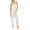White, variant on Womens Jumpers and Rompers Solid Color Casual Pocket Strap Jumpsuit Pantsuits Bodysuit