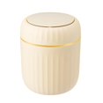 thumbnail image 1 of Small trash can, desktop trash can, Press the trash can for under tables | Light luxury table trash can with lid, creative trash can for bedroom, bedside table, 1 of 5
