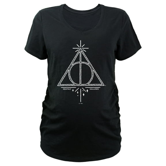 Women's Harry Potter Deathly Hallows Sign Graphic Maternity T-Shirt