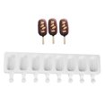 thumbnail image 1 of Molde de silicona para de 8 cavidades Fabricante de moldes para polos de Creativo DIY Palo de Chocolate Postre Bandeja de s Macarena molde para pastel, 1 of 8