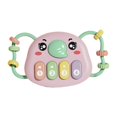 thumbnail image 2 of Infant Hand Piano Toy, Early Education Grasping Toy, Musical Learning Instrument, Baby Hand Drum, Safe Plastic Material, Colorful Lights, Develops Motor Skills for 0-3 Months, 2 of 6