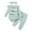 Green, variant on Newborn Baby Girls Clothes 3 Months Girls 3PCS Outfits Set Letter Print Heart Print Newborn Girls Long Sleeve Top Pants Set with Headband Pink