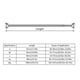 thumbnail image 3 of Strong Tension Rod Simple & Practical Curtain Rod Easy to Install Curtain Rod Perfect for Window Bathroom & Close, 3 of 5