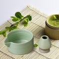 thumbnail image 1 of HLONK 2 Pieces Matcha Bowl Matcha Ceremony Set  Matcha Ceremony Accessory  Japanese Ceramic Matcha Bowl for Japanese Matcha Preparation Beginner Plain white, 1 of 8