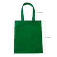 thumbnail image 2 of Fun Express Unisex Reusable Eco Solid Nonwoven Tote Bag, Multicolor, 50-Piece, 2 of 2