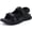Black, variant on Men's Hiking Sandals Arch Support Walking Sandals for Men 2026 Trail Fisherman Breathable Mesh Water Beach and Sports with Adjustable Strap Black Size 10