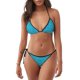 thumbnail image 1 of Fotbe Blue Glitter Traje de Baño para Mujer de Dos Piezas – Bikini Sexy de Tirantes Tipo Halter con Diseño Triangular, 1 of 6