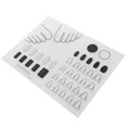 thumbnail image 2 of FRCOLOR nail art stamping mat Nail Art Stamping Mat Silicone Workspace Stamping Plate Nail Polish Coloring Practice Pad Nail Sticker Guide Printing Transfer Table Cover Tools Manicure Mat, 2 of 4