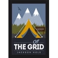 thumbnail image 1 of Jackson Hole, Wyoming - Off the Grid - Lantern Press Artwork (12x18 Giclee Art Print, Gallery Framed, Black Wood), 1 of 1