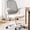 Plastic Base-Ivory, variant on CELTOSS Ergonomic Office Chair, Mid Back Mesh Computer Desk Chair, Flip-Up Arms, Adjustable Lumbar Support for Home Office, Black