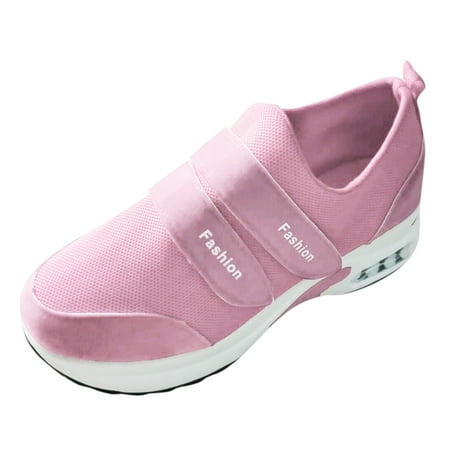 

Eashery Shoes for Women Sport Walking Shoes Casual Womens Shoes Slip On Pink 38