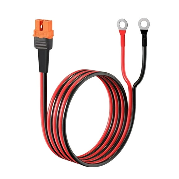 XT60i to O Rings Terminal Cable 10AWG 150CM Extension for Solar Generators and Batteries