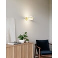 thumbnail image 4 of Sonneman 3610.14 Pillows 2 Light 6" Tall Led Wall Sconce - Brass, 4 of 7