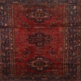thumbnail image 1 of Ahgly Company Machine Washable Indoor Square Traditional Bakers Brown Area Rugs, 7' Square, 1 of 7