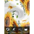 thumbnail image 7 of Summer Sunflower Cloth Napkins Set of 6 Reusable Dinner Napkins, Daisy Leaves Butterfly Botanical Cocktail Napkin Washable Table Napkins for Wedding/Holiday Party/Baby Shower 20"x20", 7 of 7