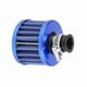 thumbnail image 4 of Kit de filtro de admisión de aire frío universal para coche de 12 mm, tapa de ventilación del cárter, respiradero azul, 4 of 14