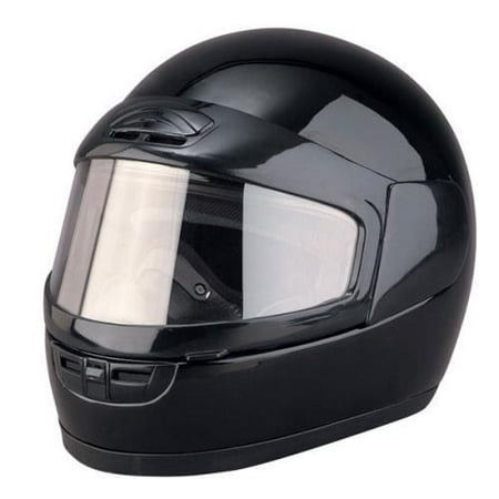 Raider Youth Black Snowmobile Helmet Black Large (Best Snowmobile Helmet On The Market)