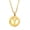Gold Aries, variant on Women's Men's Stainless Steel Zodiac Sign Coin Pendant Necklace Dainty Gold Plated Zircon 12 Constellation Jewelry Gold Sagittarius