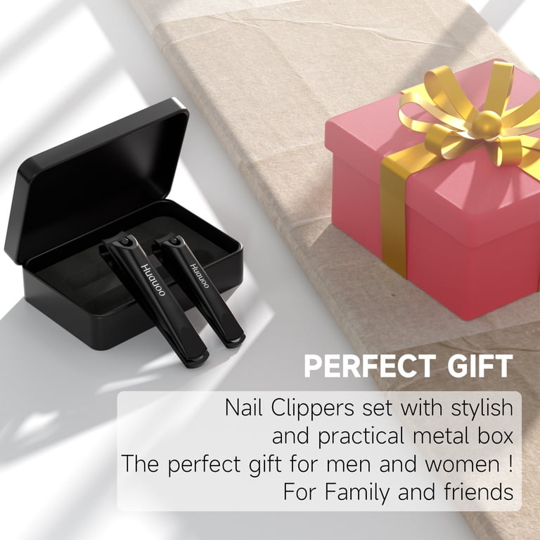 Huauoo Nail Clipper Set, Stainless Steel, 2-Piece photo 5