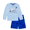 Star Wars Blue, variant on Adventure Time Boys Tween Long Sleeve Top and Short Pajama Set, 2-Piece, Sizes 4-12