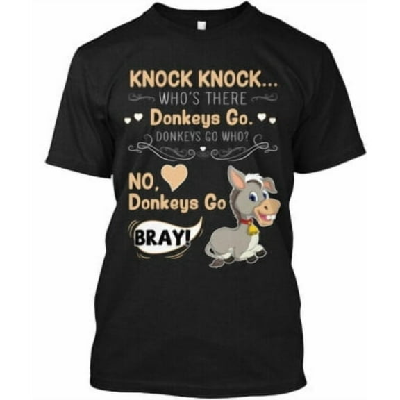 Velto Donkeys Go Bray T-Shirt Made in the USA All Size S-5XL