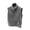 Dark Gray, variant on Men Polar Fleece Vest Coat with Pockets Stand-Up Collar Sleeveless Zipper Placket Soft Warm Base Waistcoat