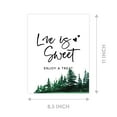 thumbnail image 4 of Koyal Wholesale Forest Green Pine Trees Wedding Signs Bundle Set for Ceremony, Reception Decor Signage 30-Pack, 4 of 5