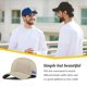 thumbnail image 5 of Sombrero de Béisbol Minnieouse para Hombres y Mujeres Senderismo Bicicleta Scooter Adultos Gorro de Algodón con Visera Caqui L, 5 of 6