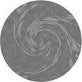 thumbnail image 1 of Ahgly Company Machine Washable Indoor Round Transitional Ash Gray Area Rugs, 3' Round, 1 of 7