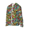 thumbnail image 2 of Pofeuu Color Summer Print Sun Protection Outdoor Lightweight Full Zip UV Cooling Hoodie Long Sleeve Summer Clothing for Outdoor Hiking-Medium, 2 of 5