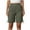 Army Green, variant on Shorts for Women Summer Casual Cargo Shorts with Pockets Womens Elastic Waist Shorts