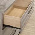 thumbnail image 4 of Roundhill Furniture Alvear Contemporary 4-Drawer Chest, Weathered Gray, 4 of 6