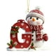 thumbnail image 2 of Adornos navideños, adornos navideños, regalos navideños, 26 letras, decoración para árbol de Navidad, colgante, adornos para árbol de Navidad, adornos navideños DIY, decoración navideña, decoración co, 2 of 9