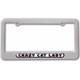 thumbnail image 1 of Crazy Cat Lady License Plate Tag Frame, Multiple Colors, 1 of 1