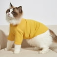 thumbnail image 3 of Oliegs Heated Blanket Dogs And Cats Pure Color Two-legged High-neck Breathable Clothes Chocolate, 3 of 5