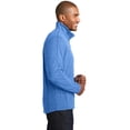 thumbnail image 3 of Port Authority Heather Microfleece Full-Zip Jacket, 3 of 6
