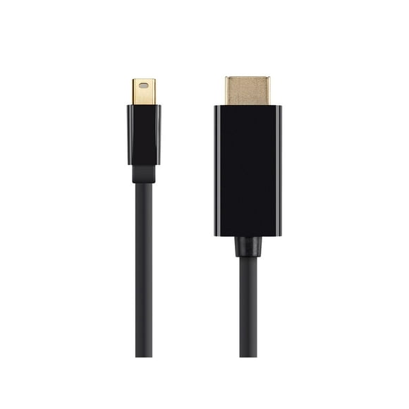 Monoprice Mini DisplayPort to HDTV Cable - 10 Feet, Supports Up to Full HD 1080P Resolution And 3D Video - Select Series