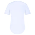 thumbnail image 3 of pstuiky camisetas de hombre, Camiseta de cuello en V para hombre, color liso, con mangas cortas elásticas, transpirables y modernas. ropa de hombre xxl, 3 of 6
