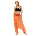thumbnail image 6 of Solid Color Men'S And Women'S Casual Bloomers Loose Hip-Hop Style Wide-Leg Crotch Pants, 6 of 6