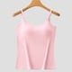thumbnail image 1 of Pijama de manga corta para mujer, ropa interior térmica de invierno, color liso, cálida, sin costuras, resistente al frío, sin mangas, de poliéster., 1 of 5