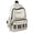 White, variant on White Piano Print Backpack Large Capacity Polka Dot Bookbag Casual Travel Shoulder Bag