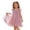 AB52 Pink, variant on Tisuna Girls Summer Dress Toddler Sparkling Print Sleeveless Crew Neck Dresses Comfortable Soft Little Baby Girls Holiday School Party Casual Wear Blue Size 2-3 Years