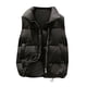 thumbnail image 1 of Chaquetas para mujer, chaleco de bolsillo, chaqueta corta, invierno, sin mangas, cuello vuelto, cremallera, prendas de vestir exteriores sólidas Odeerbi ODB-3, 1 of 4