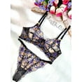thumbnail image 4 of Elegant Noir Black Lace Lingerie Set (BLACK, 3XL+), 4 of 5