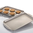 thumbnail image 6 of Circulon Steel Nonstick Bakeware 3 Piece Bakeware Set, Gray, 6 of 6