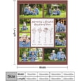 thumbnail image 5 of Best Mothers Day Birthday Gifts for Mom from Son Daughter, Custom Personalized Blanket with Photo Picture, Customized Unique Creative Valentine's Day Gift Throw Blankets Mom Wife Women Blankets, 5 of 5